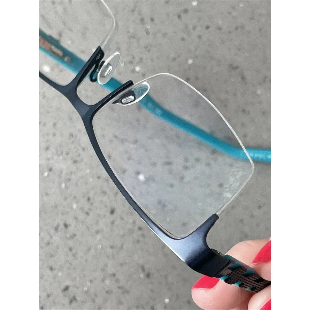 CITY EYEWEAR DC33 Col 50 Blue Rectangular Eyeglasses Frames ONLY 53-18-140